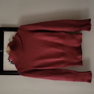 Club Monaco 100% Cotton Knit Turtleneck Sweater